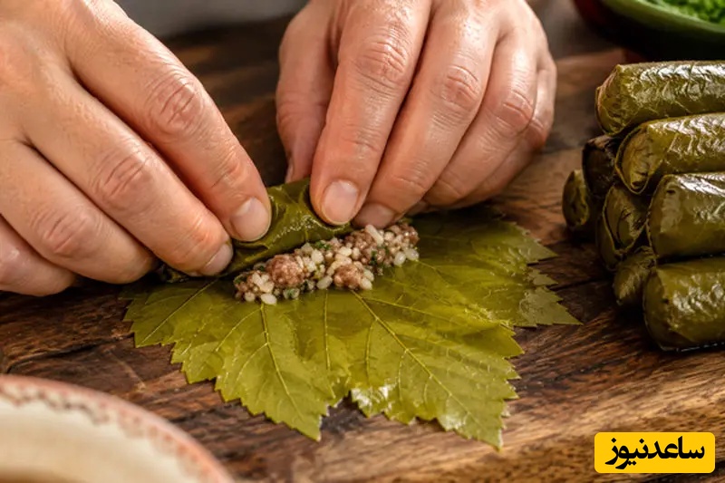 پیچیدن برگ مو
