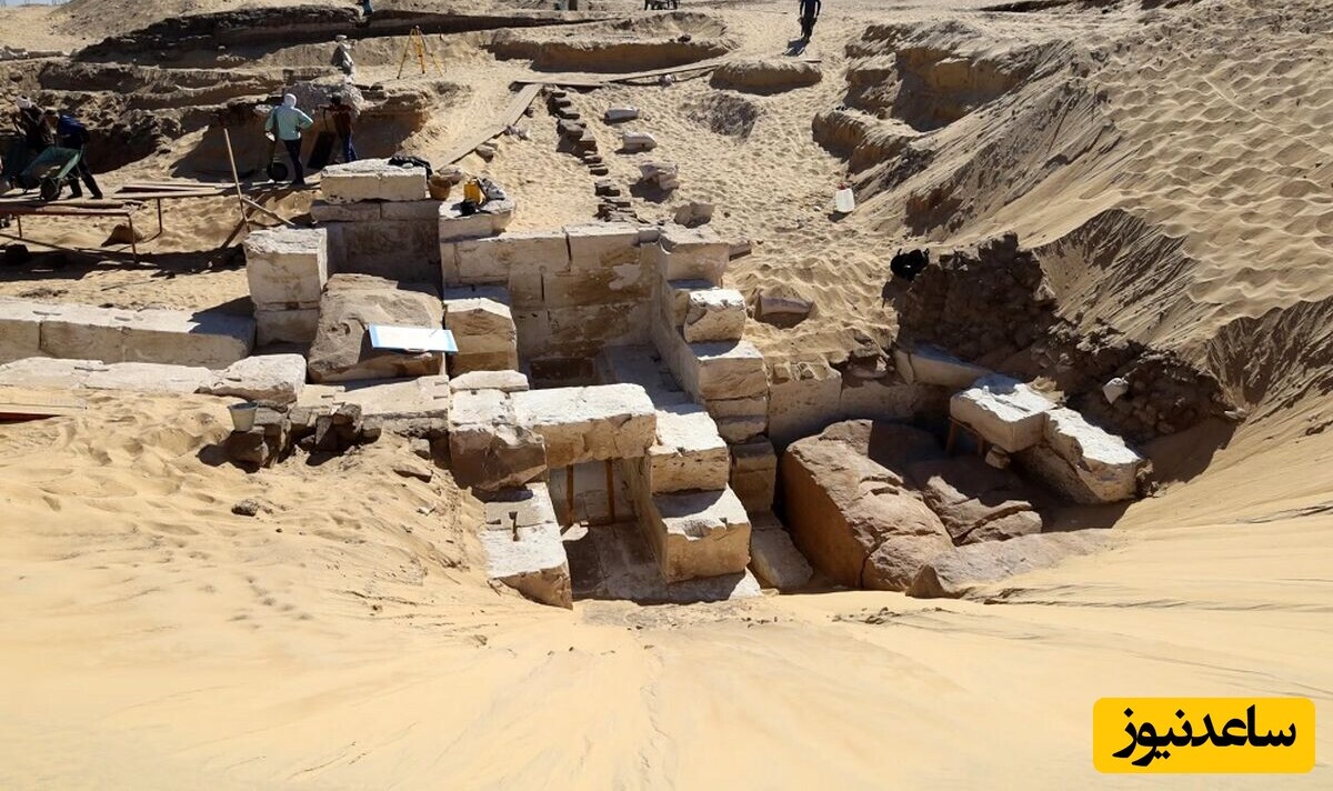مقبرۀ 3500 سالۀ یک «فرعون ناشناخته» از عمق 6 متری زمین بیرون آمد