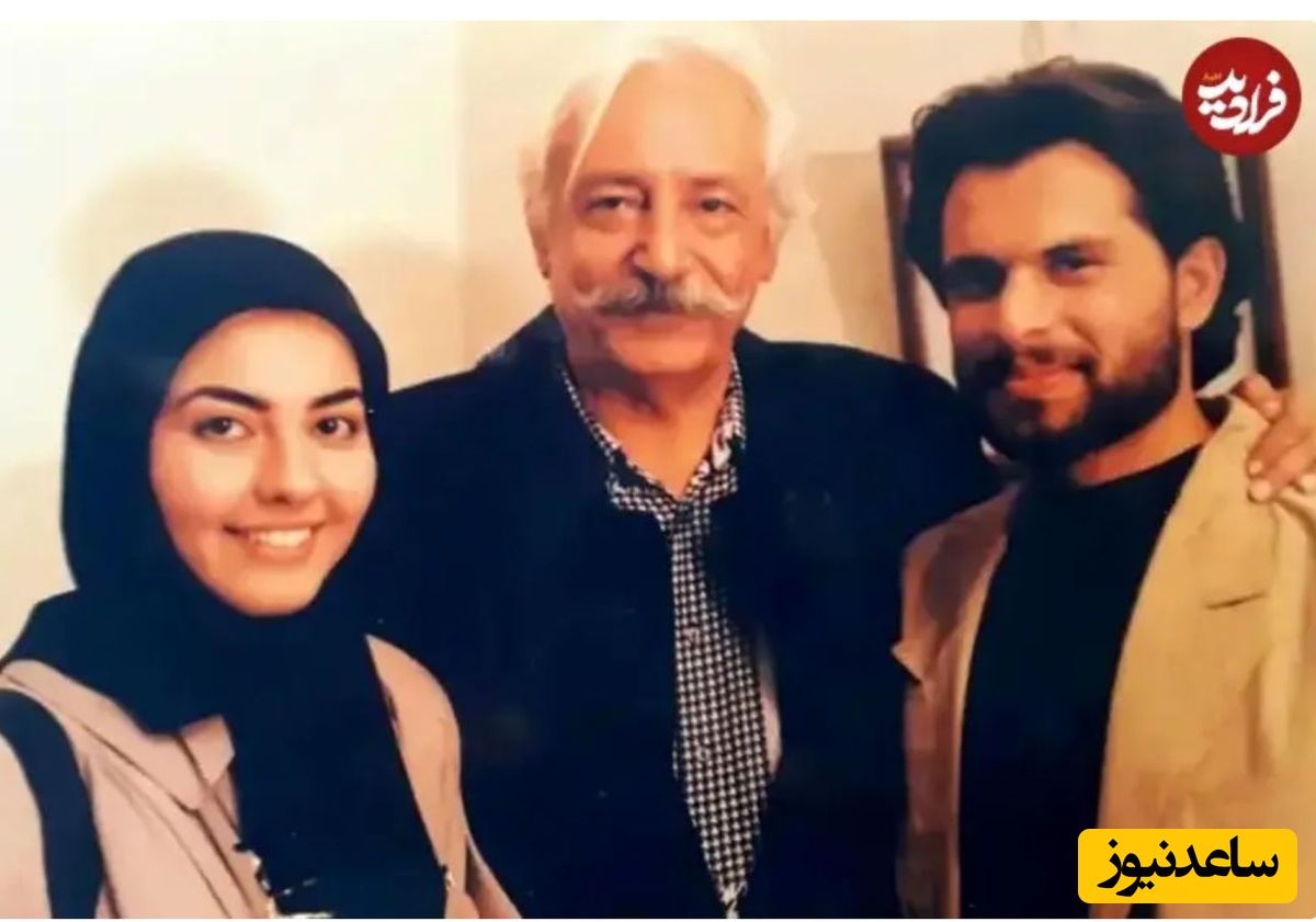 حضور آناهیتا همتی و زنده‌یاد جمشید مشایخی در پشت صحنه سریال «بهشت گمشده»