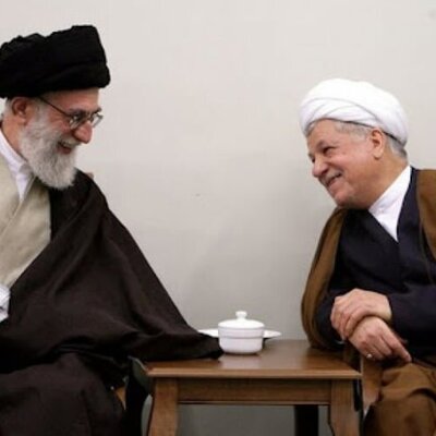 شوخی جالب رهبر انقلاب با هاشمی رفسنجانی+فیلم / اگر دنیا نمی فهمید هم ما میفهمیدیم که شما پیروزید