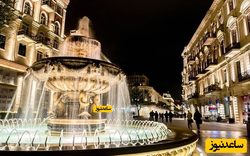 میدان فواره خیابان نظامی باکو
