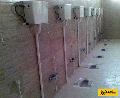خلاقیت خنده دار یک ایرانی در ابداع توالت خیلی عمومی در هوای آزاد/ هنر نزد ایرانیان است و بس😂+عکس