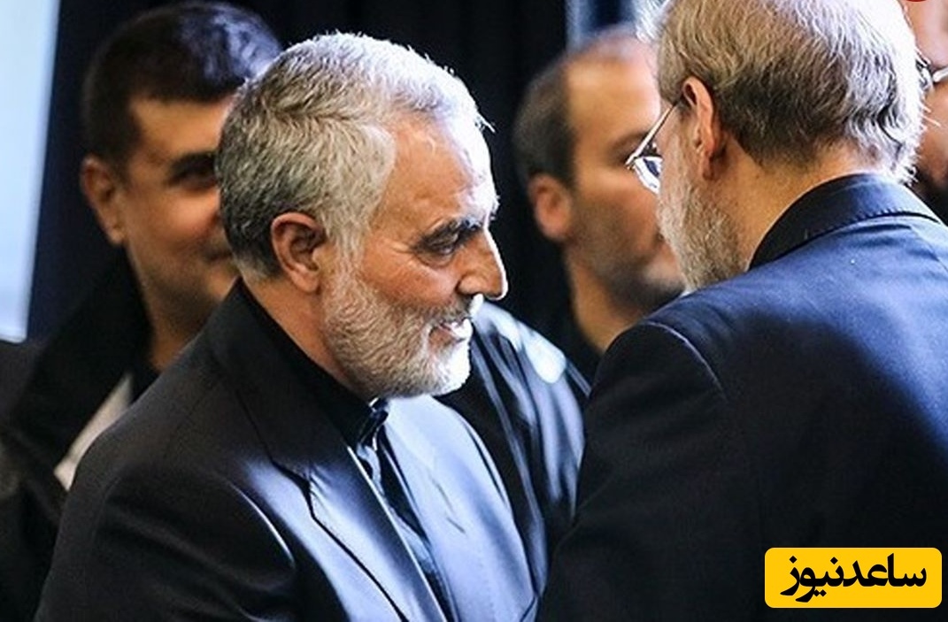 عکس؛ سفر به تاریخ؛ «سرلشکر باقری و سردار سلامی» در مراسم ختم پدر «حاج قاسم سلیمانی»؛ سال 1396