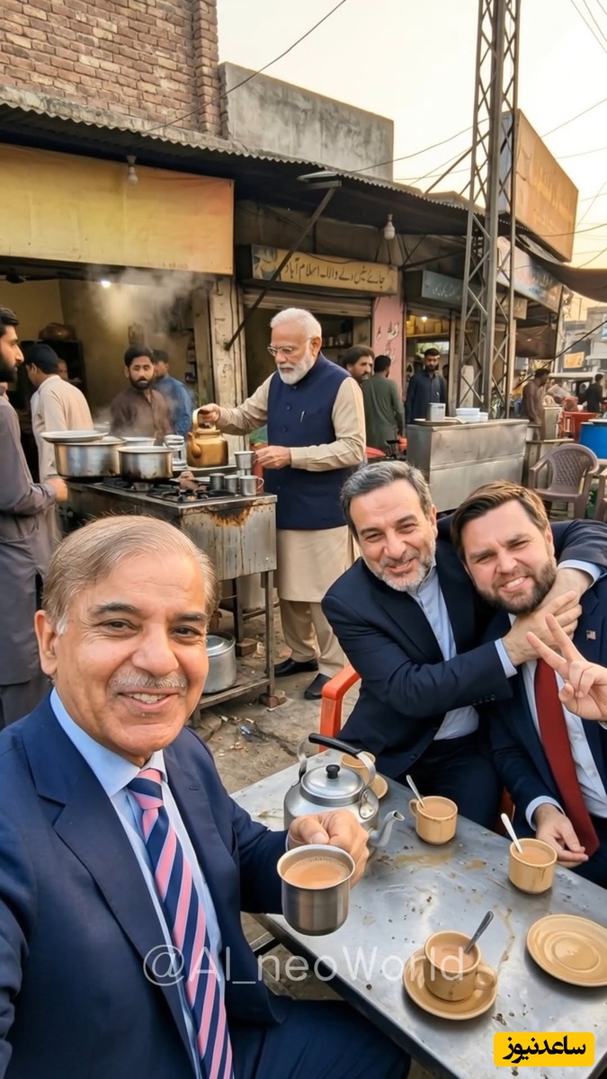 جشن دیپلماسی جی‌دی ونس و عراقچی بعد از توافق جهانی در کافه‌ پاکستانی / پایان رویای ابرقدرتی ترامپ 🤣