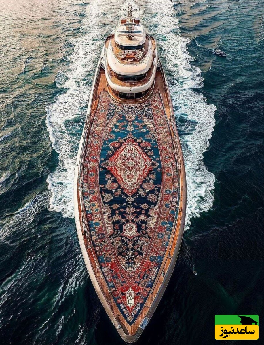 فرش ایرانی درکشتی