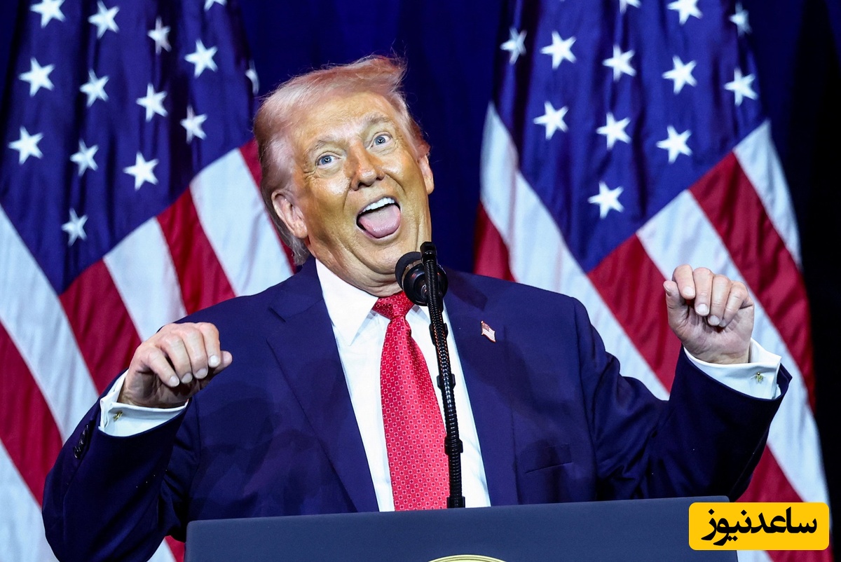 رقص جدید ترامپ را ببینید!/ این دلقک مو زرد برای ما خط و نشان میکشد؟+ویدیو