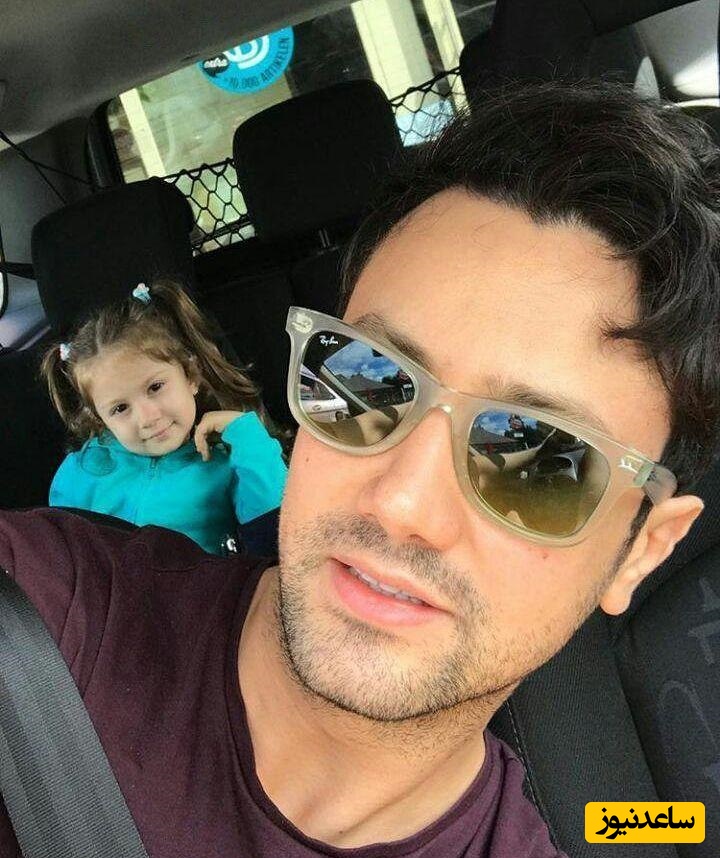 عکس دیده نشده ار دختر کوچولو شاهرخ استخری و سپیده بزمی پور / اول لُپ بود بعدا دست و پا در آورده ووروجک