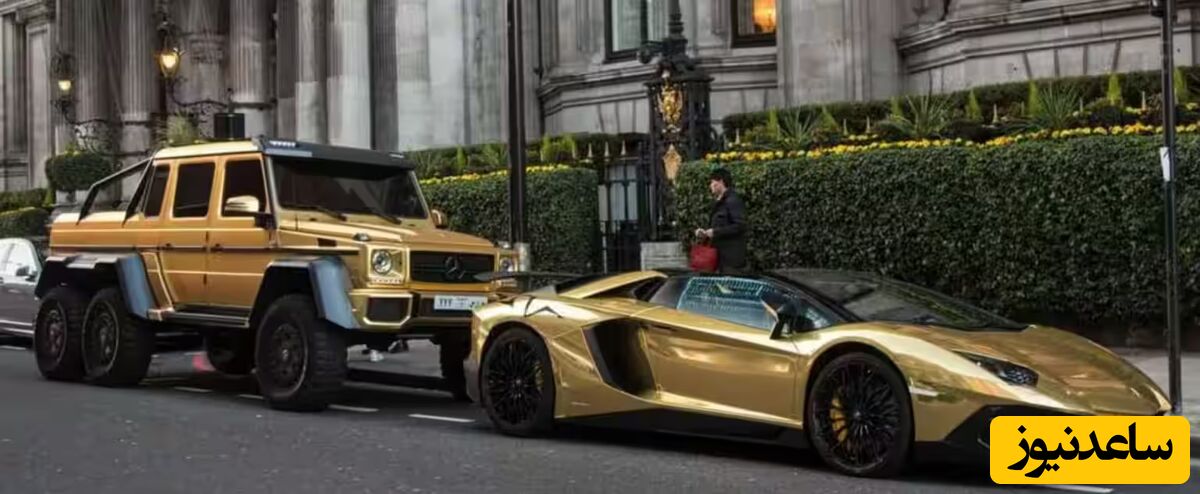 خودرو‌های طلاکاری شده محمد بن سلمان