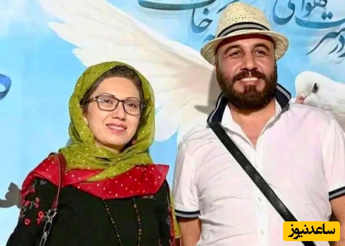 رضا عطاران و همسرش