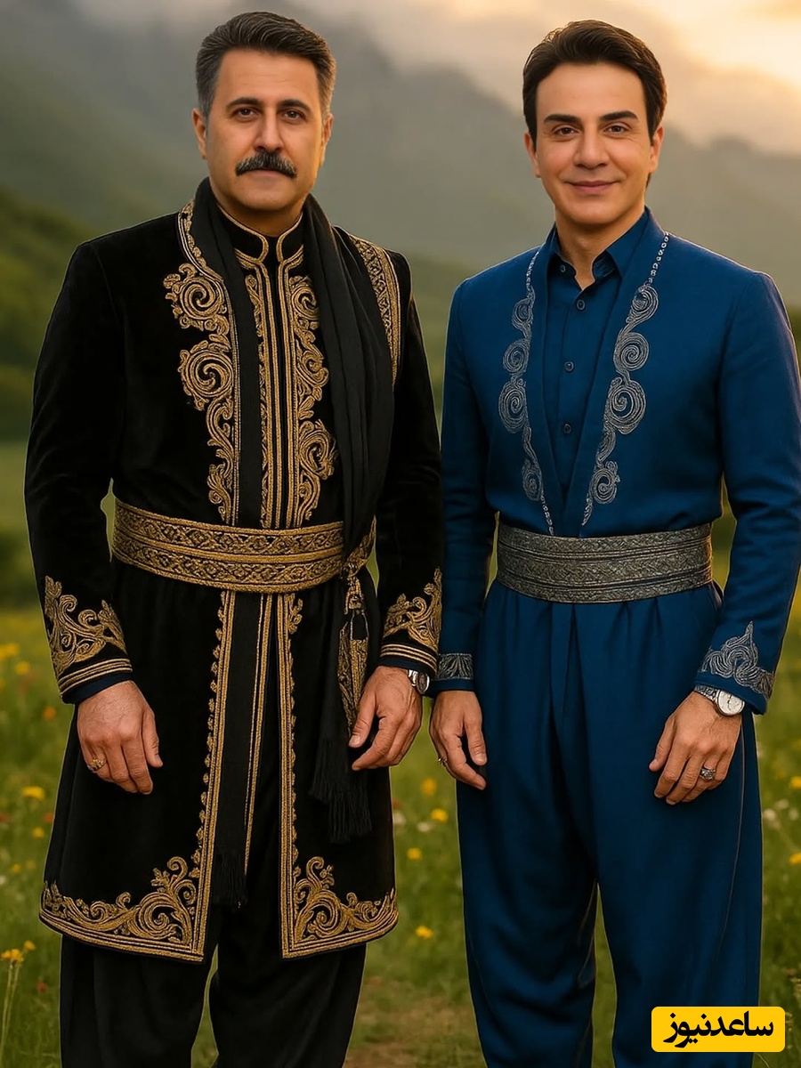 هومن حاجی عبداللهی و عمو پورنگ