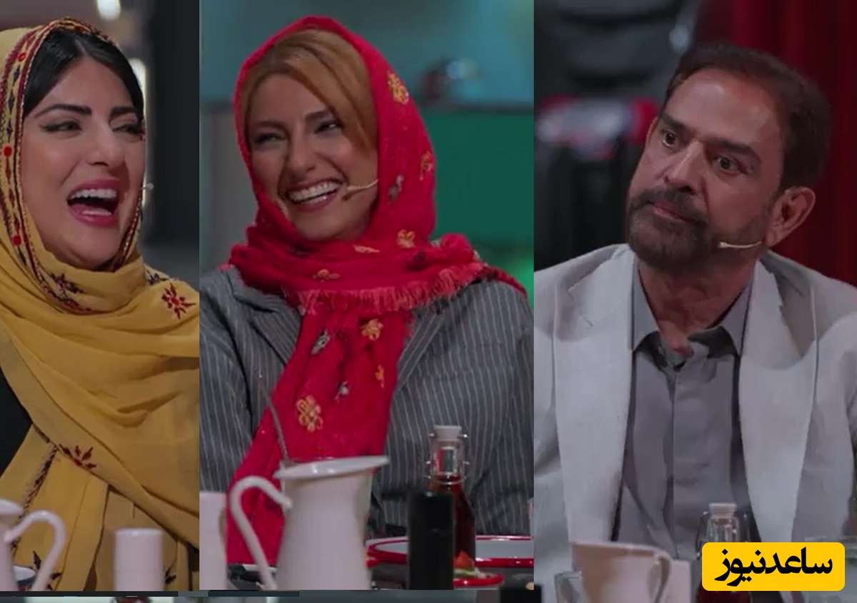 فیلم/فیروز کریمی پای علی دایی رو هم به آشپزی در شفرونی باز کرد/ خنده‌های از ته دل محیا دهقانی و هلیا امامی دیدنیه😂