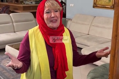 فیلم/ نگاهی به چیدمان منزل شاه پسند و کاخ مانند شهین تسلیمی مادر مهربان سینمای ایران در روز مادر مزین به مبلمان ایتالیایی هنر دست اوستا نجار، لوستر مجلل، آباژور رومیزی ، فرش ابریشمی و...