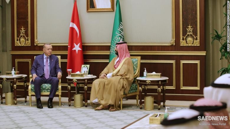 Turkey's Erdogan visits Saudi Arabia for first time in years, seeking to mend ties