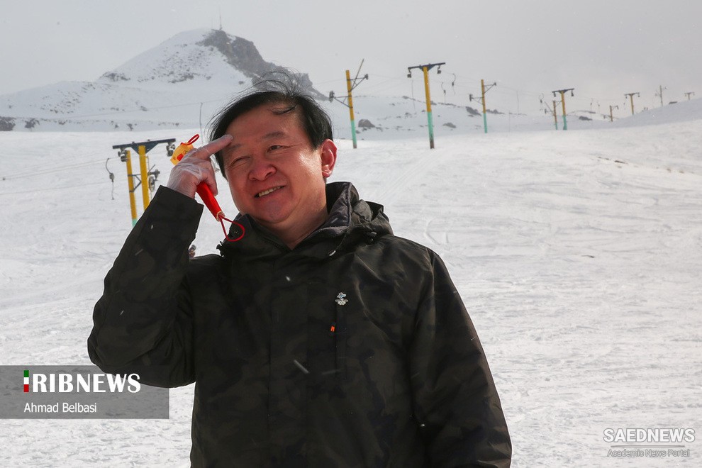 China Ambassador to Tehran Visits Dizin Ski Resort