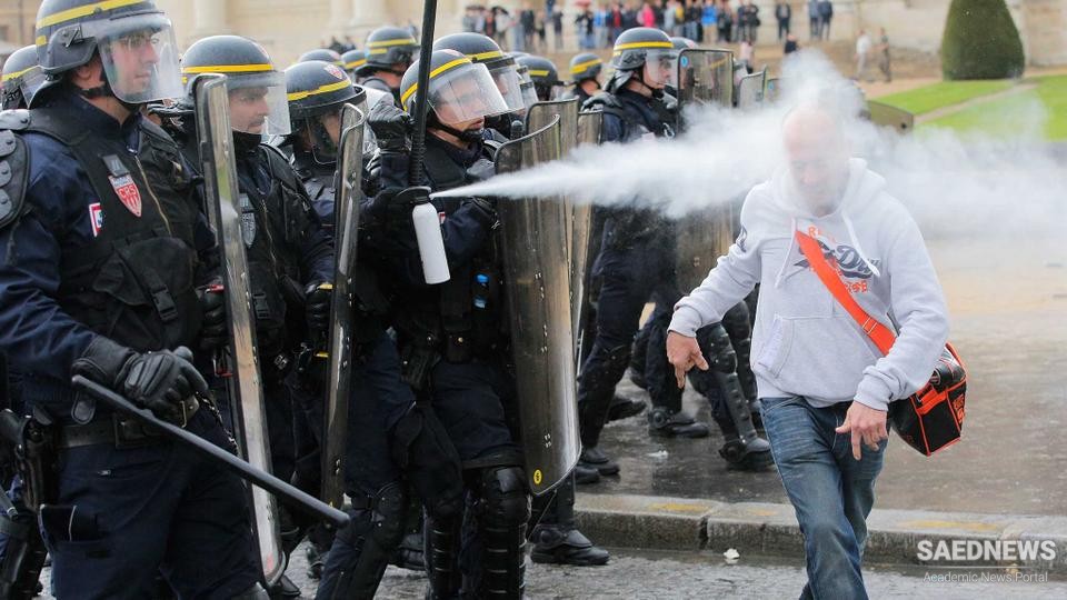 Horrific Scenes of French Police Brutality against the Black Citizen