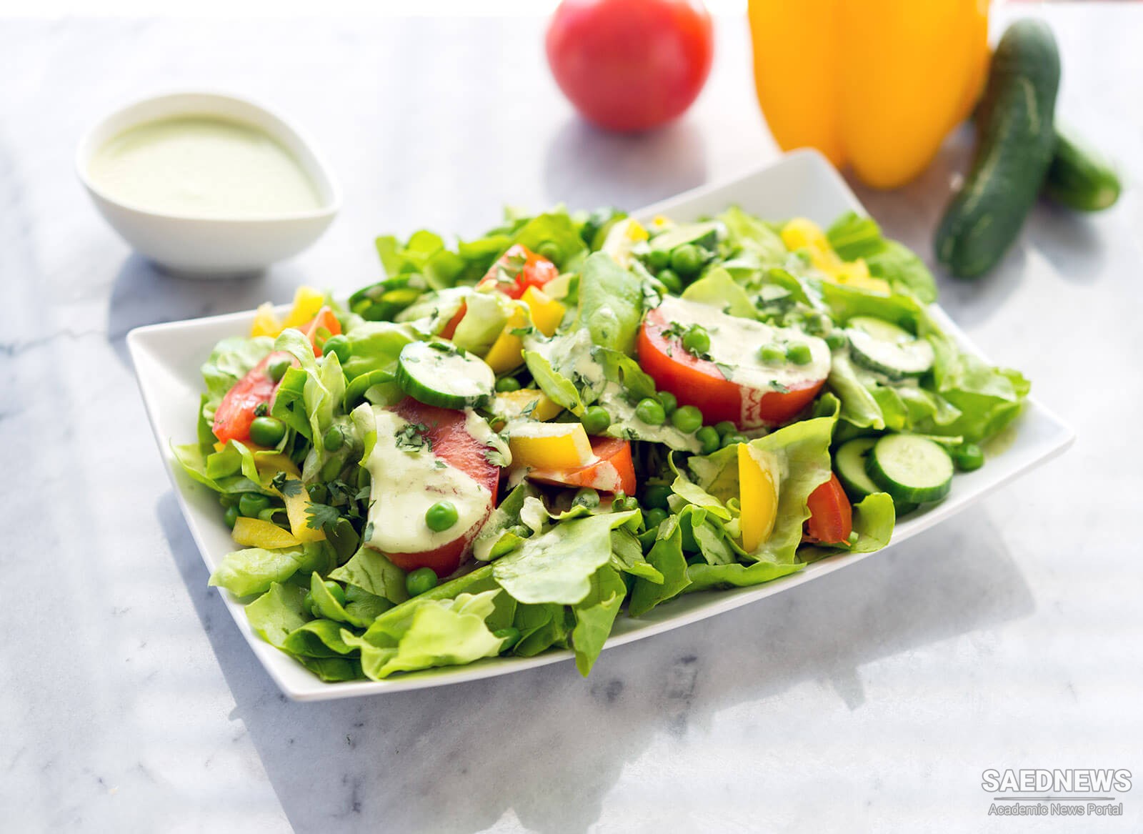 Iranian Salads: Romaine Lettuce Salad