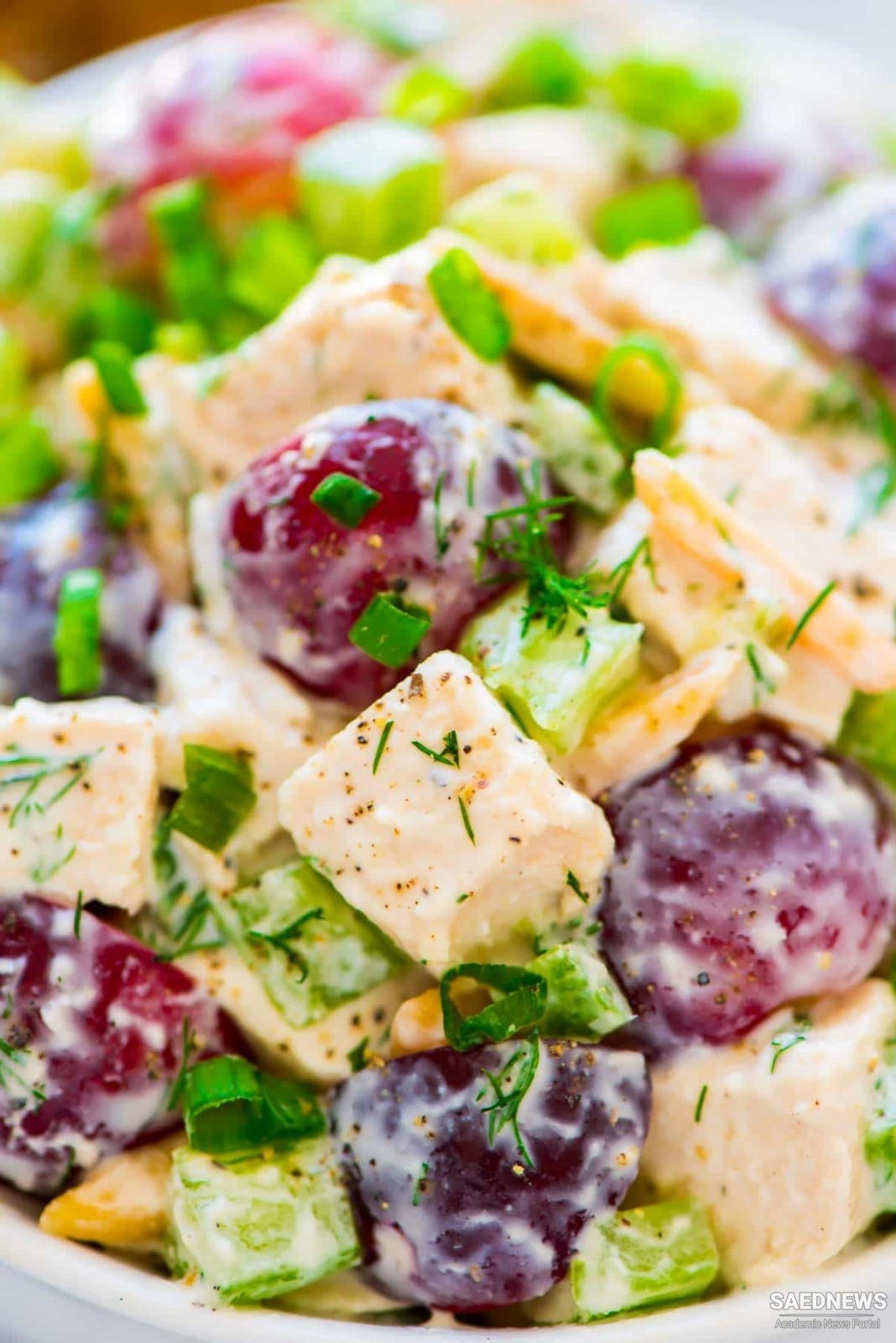 Iranian Salads: Chicken and Grapes Salad