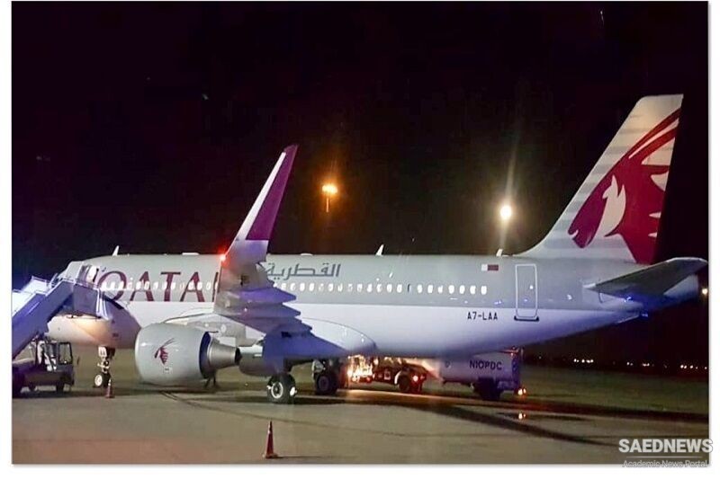 Doha-Shiraz flight lands in Isfahan Airport