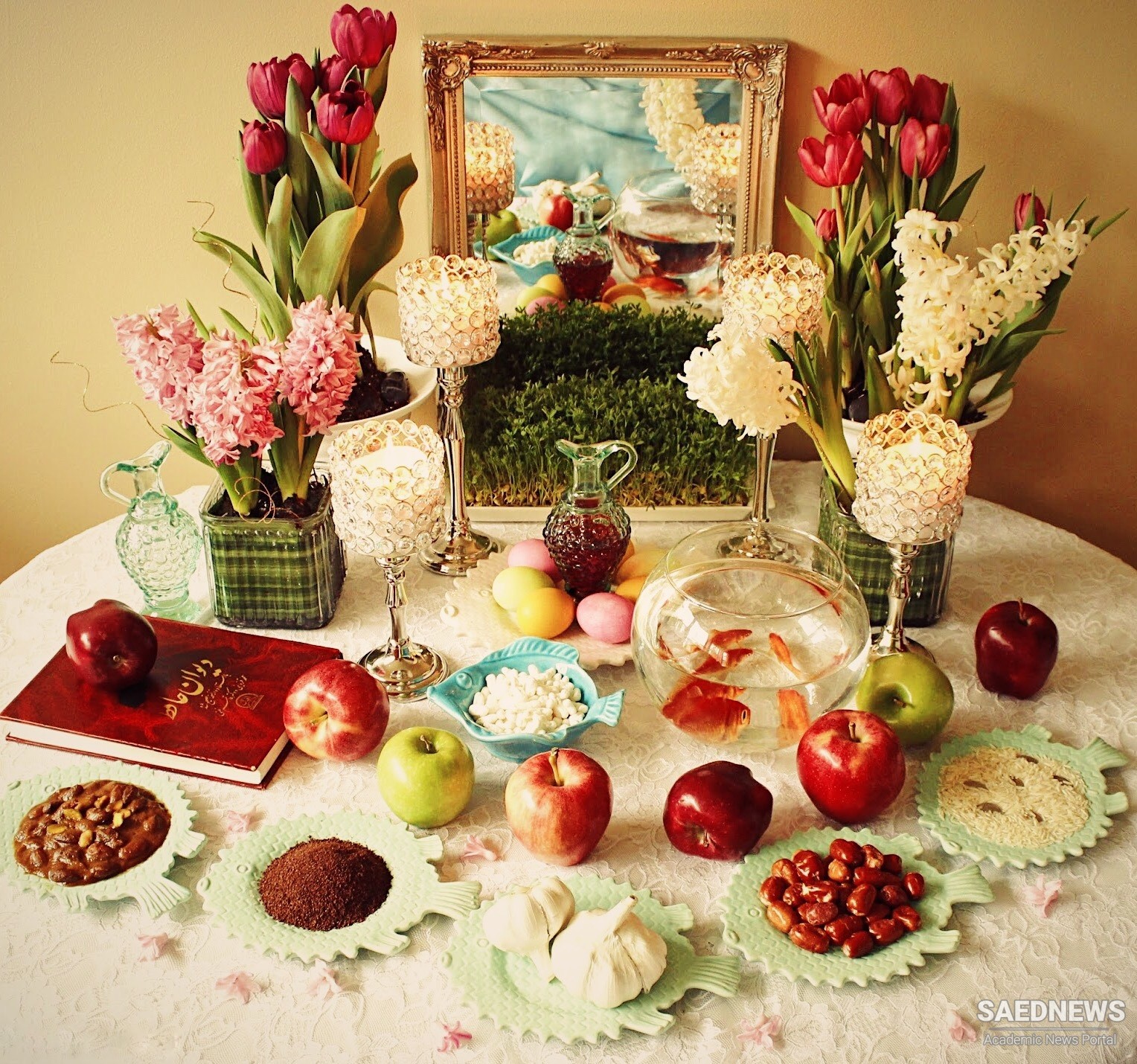 Sofreh Haft Sin: Symbolic Table for Nowruz and Beauties of New Year in Iran
