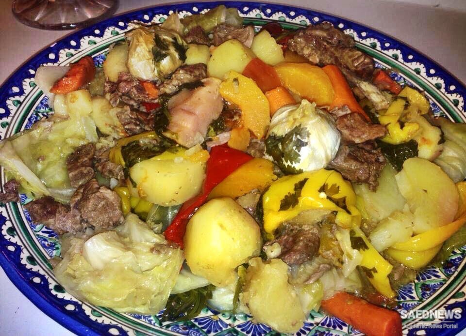 Dimlama Kyrgyz Vegetables Stew