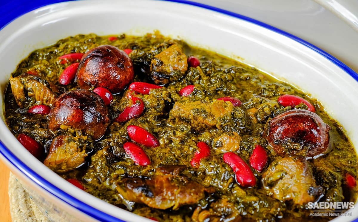 Iranian Main Courses: Ghormeh Sabzi (Pot Roast and Vegetables Stew ...