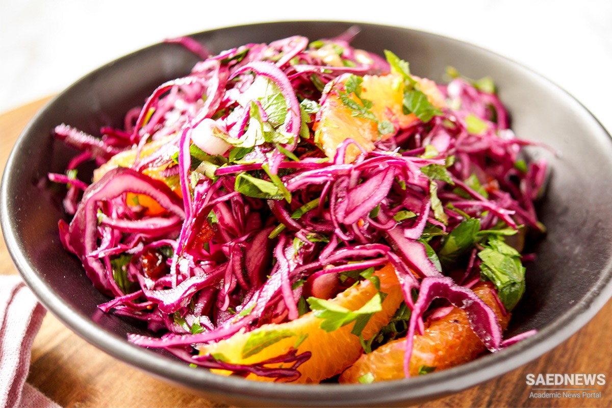 Iranian Salads: Persian Red Cabbage Salad