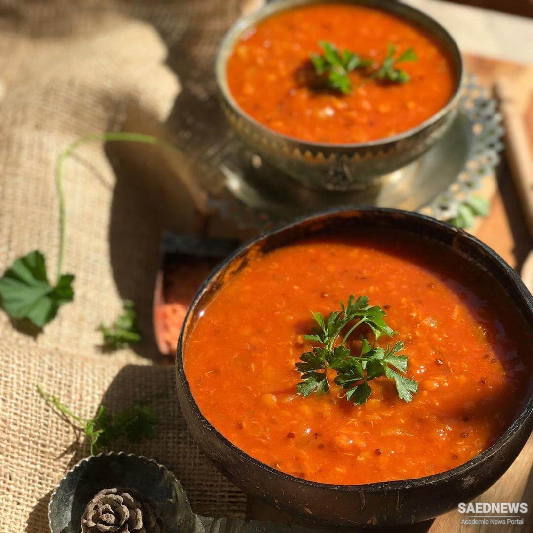 Iranian Appetizers: Lentil Soup, an Iron Rich Stew