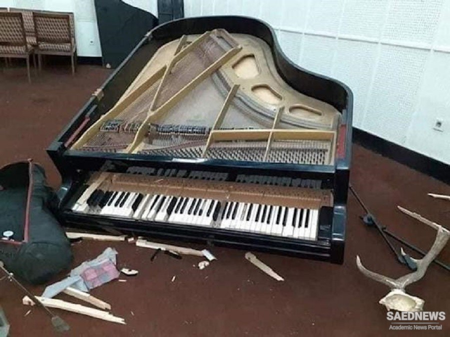 Taliban Terrorists Smash Pianos and Destroy Drums in Afghanistan Music Institute