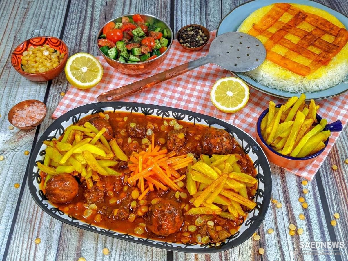Iranian Main Courses: Khoresht Gheymeh (Meat and Split Pea Stew)