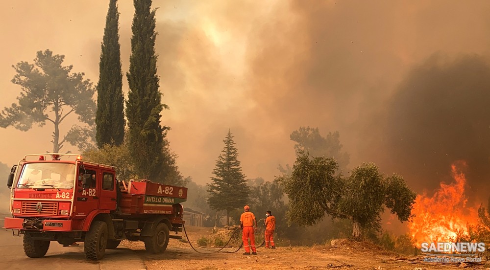 Iran Is ready to help Turkey as wildfires destroy homes in southern region