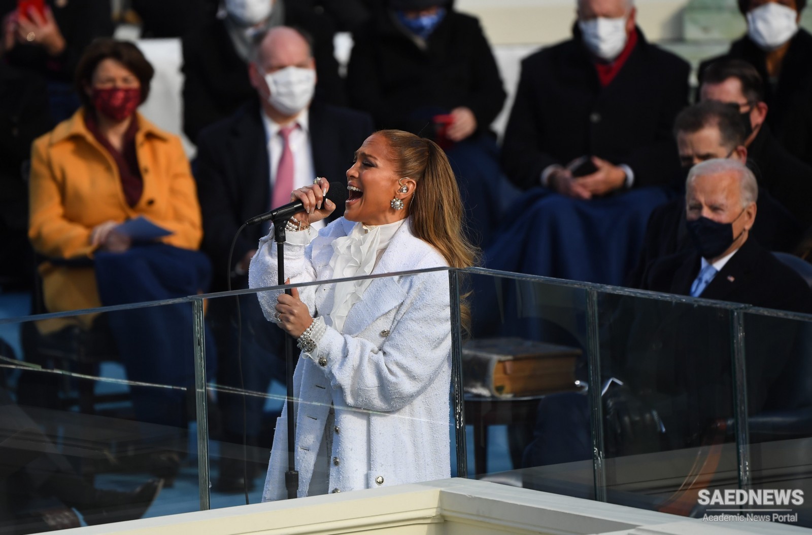Jennifer Lopez Performs "This Land Is Your Land" in Biden Inauguration Ceremony