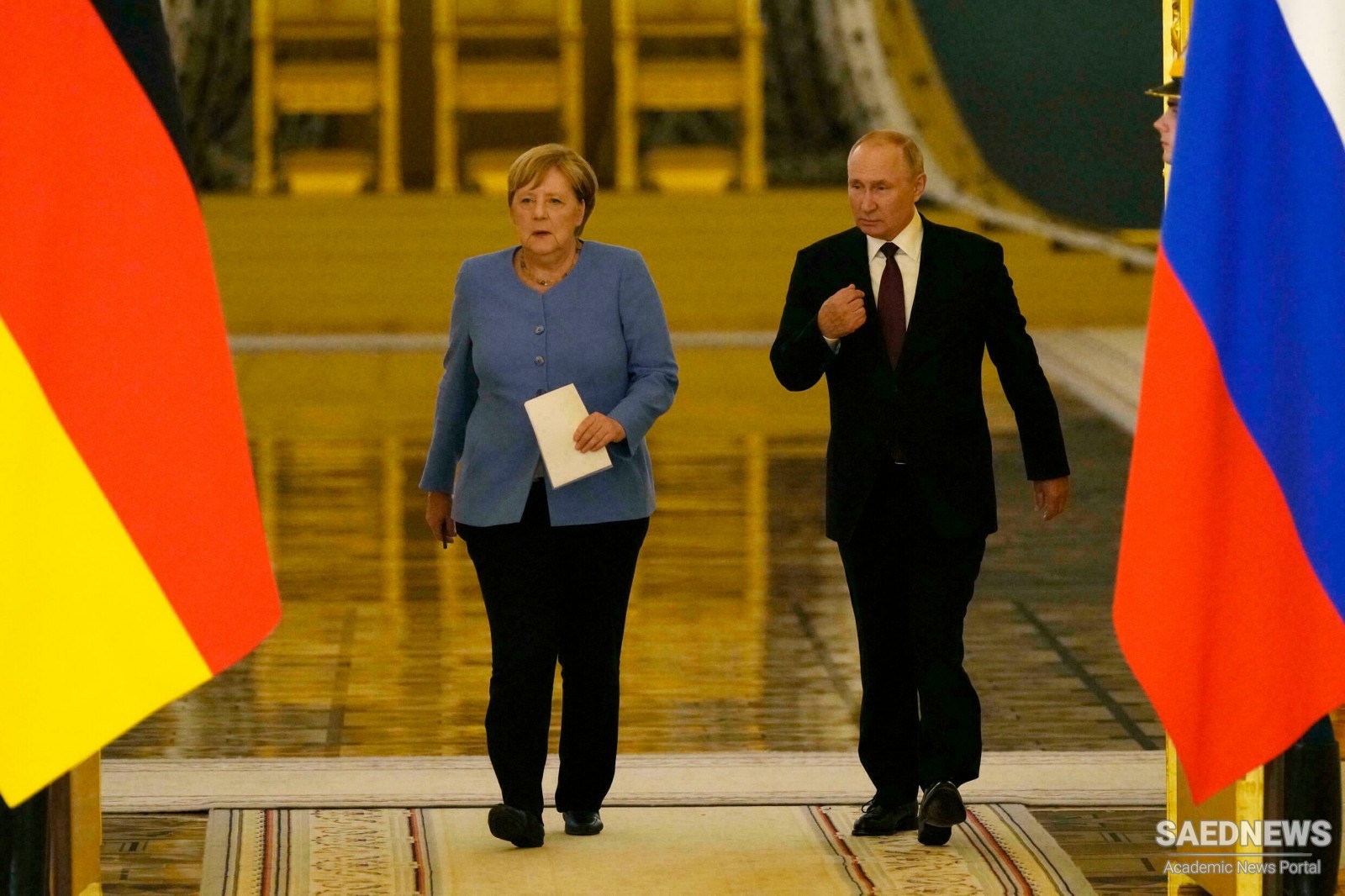 Merkel urges Putin to free Kremlin critic Navalny on farewell Russia visit