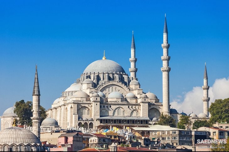 The Süleymaniye Mosque, Third Hill of Istanbul, Turkey