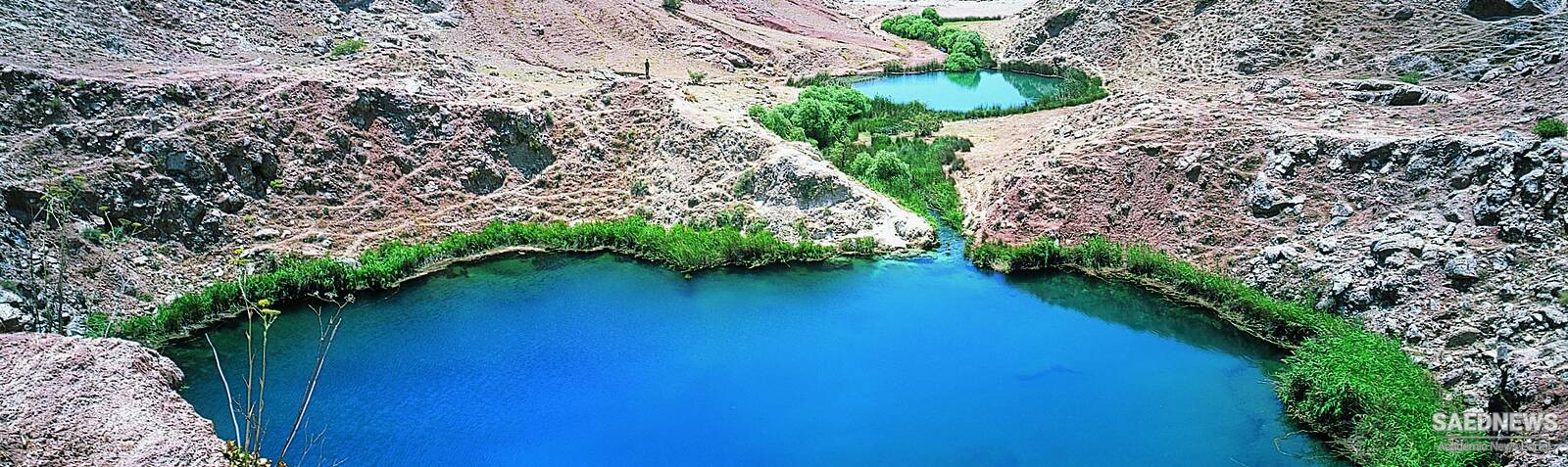 Siah Gav Twin Lake, Abadan County, Khuzestan Province