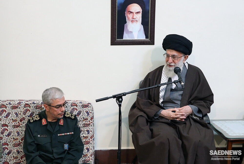 Iran Chief of Staff of Armed Forces Congratulates Commander in Chief of Armed Forces