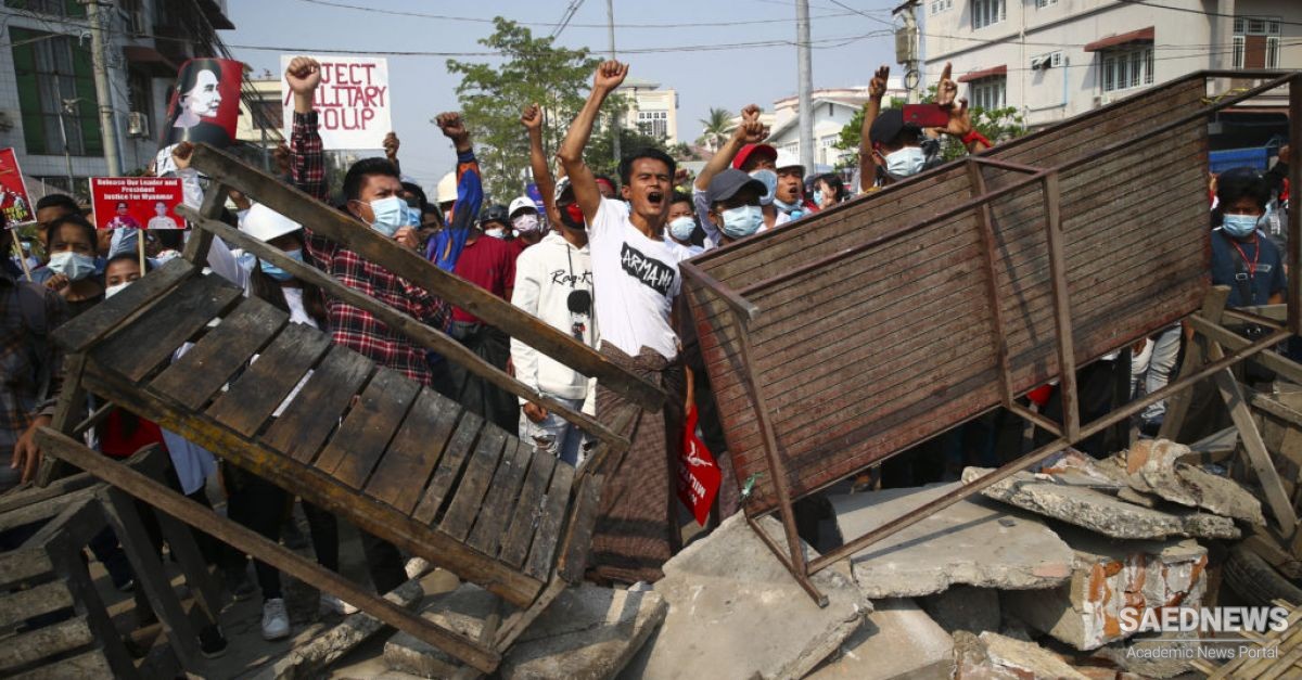 म्यांमार का सबसे घातक दिन तख्तापलट का विरोध : 38 नागरिकों की मौत!