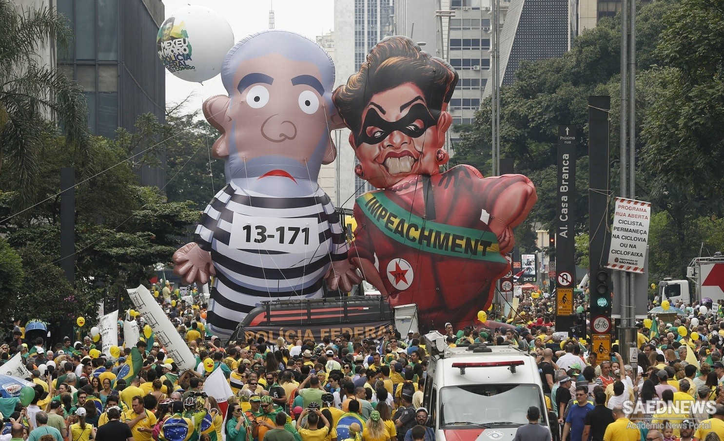 ब्राजील के प्रदर्शनकारियों ने COVID-19 संकट को बढ़ाने के लिए बोल्सोनारो को दोषी ठहराया