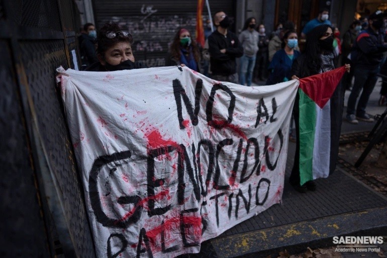 Argentinians protest against Israel