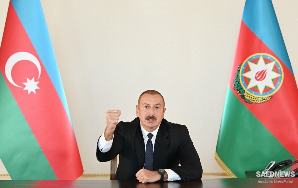 अज़रबैजान के राष्ट्रपति इल्हाम अलीयेव ने करबाग में एक महान विजय की घोषणा की