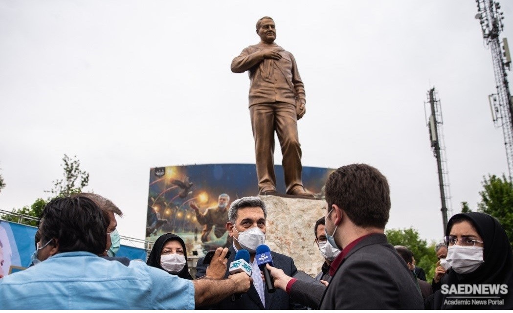 Martyr Soleimani Statue Tehran