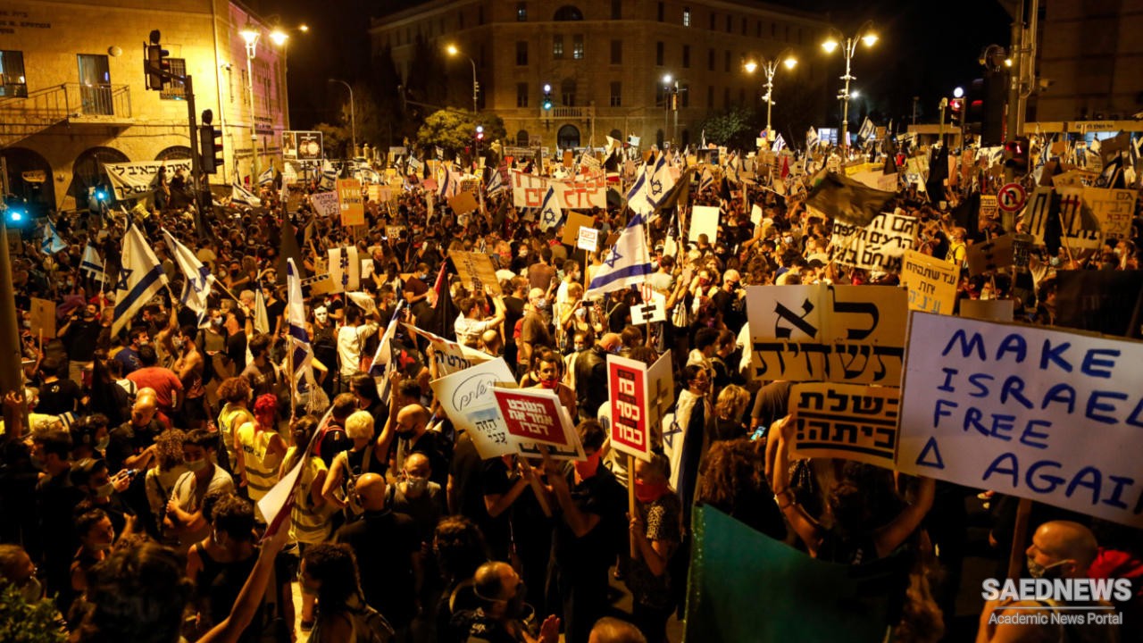 इजरायल में दसियों हज़ार रैली ने नेतन्याहू से इस्तीफ़ा देने की मांग की