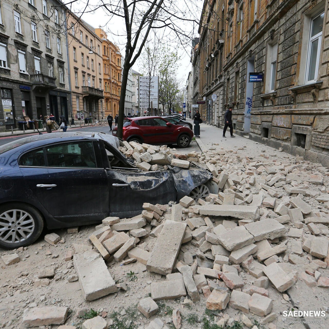 क्रोएशिया ने मध्यम 5.0 मैग्नीट्यूड भूकंप से मारा