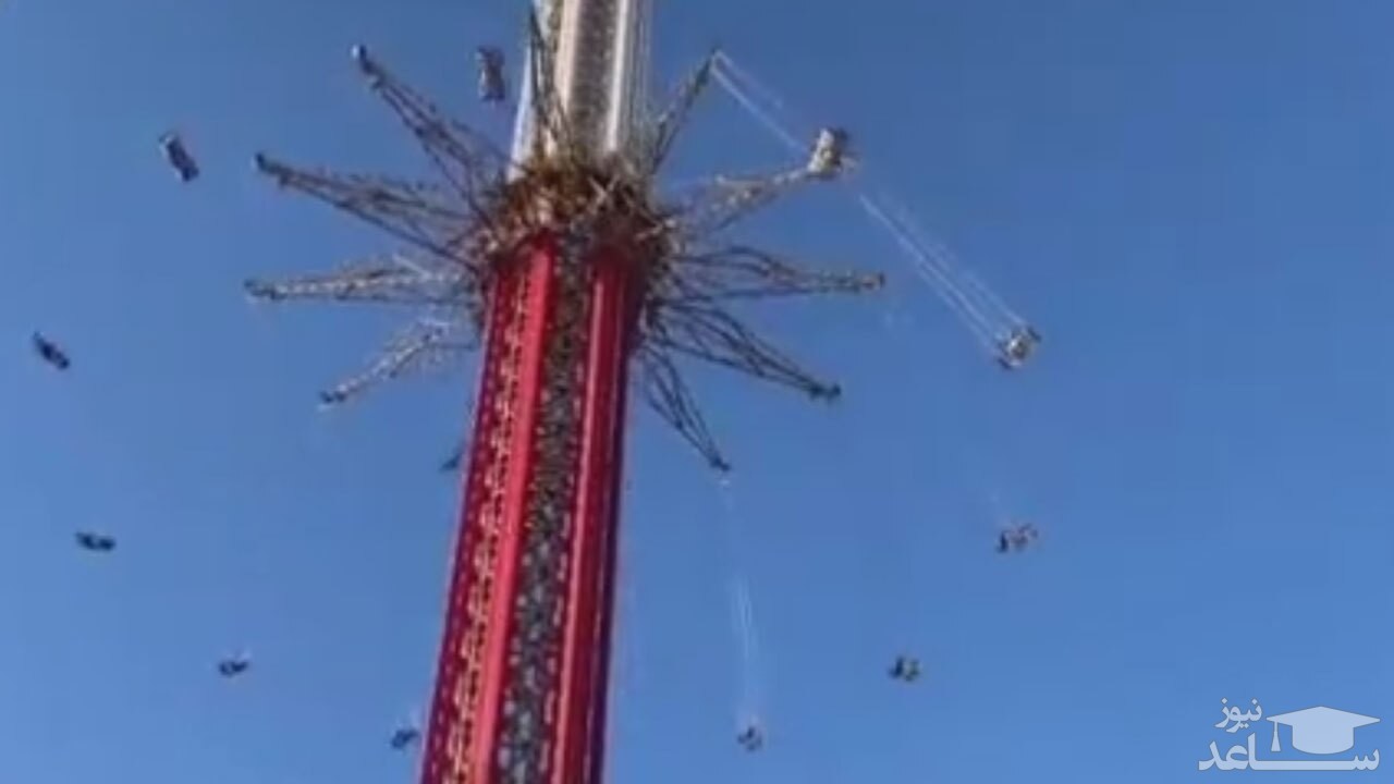 (فیلم) افتتاح بلند ترین تاب جهان در دبی