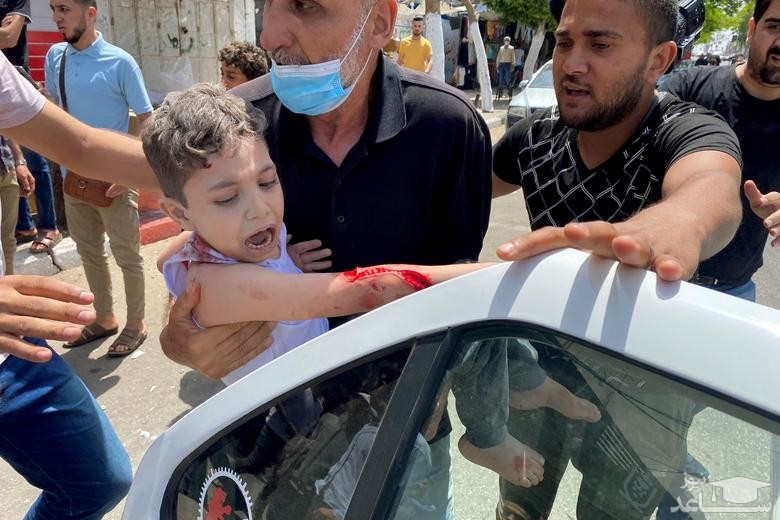 زخمی شدن کودک فلسطینی