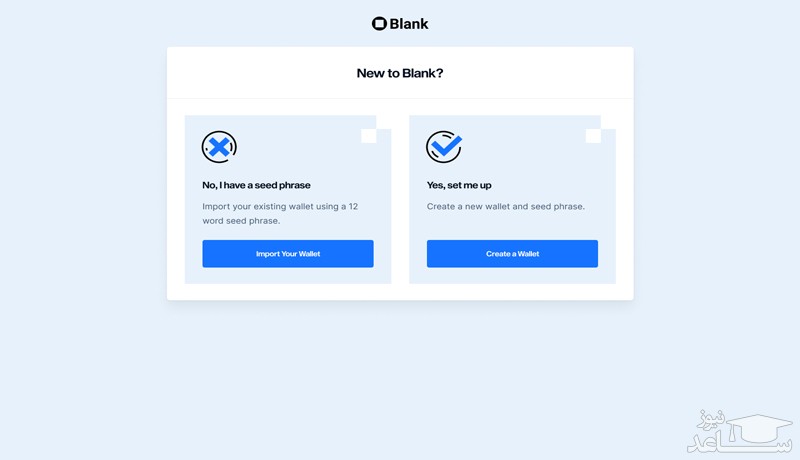 نحوه ورود و ثبت نام در بلنک والت