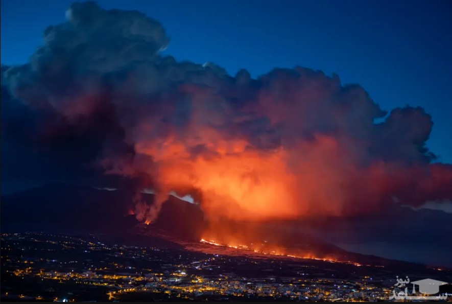 ادامه فعالیت آتشفشانی در جزیره "لاپالما" اسپانیا. تاکنون بیش از هزار هکتار از اراضی این جزیره با غبارهای آتشفشانی فرش شده است./ گتی ایمجز