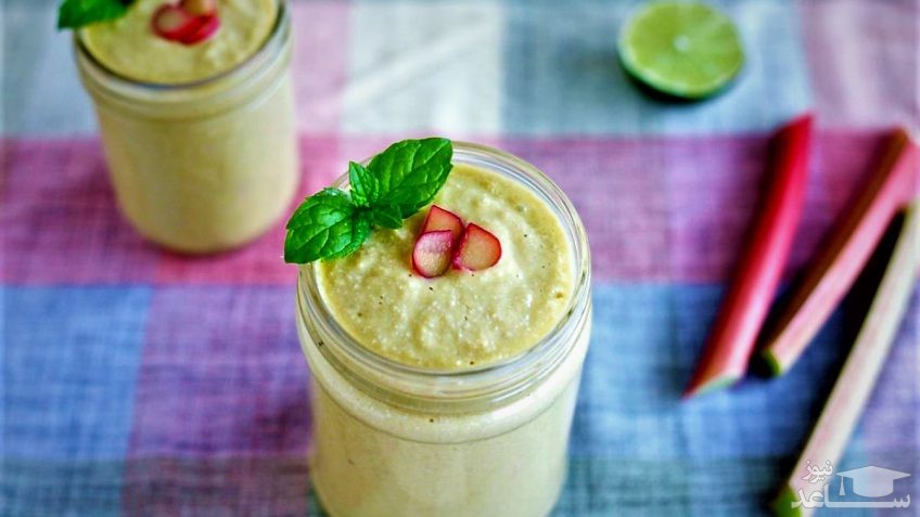 طرز تهیه اسموتی ریواس لذیذ