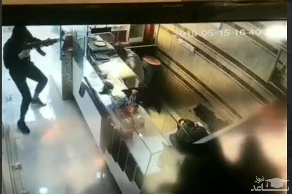 حمله سارقان مسلح به دو طلافروشی در اهواز +فیلم