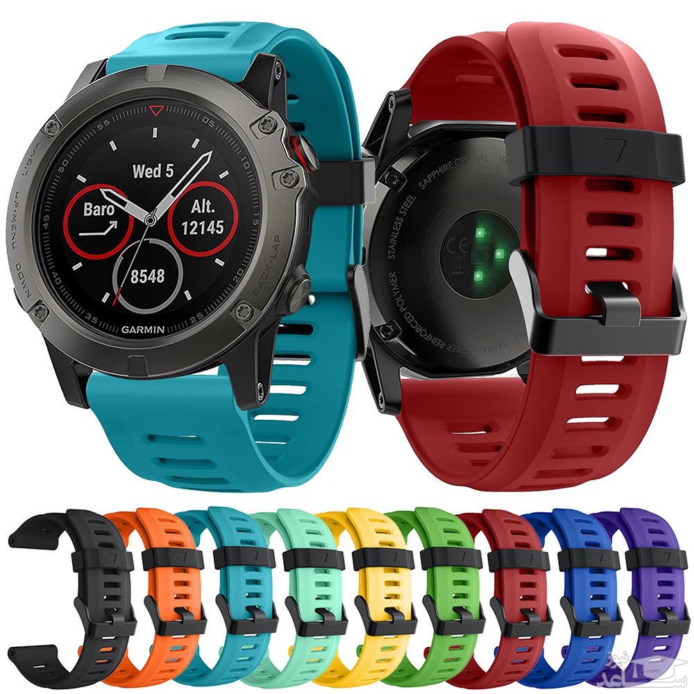 ساعت مچی هوشمند گارمین مدل Fenix 5X Plus