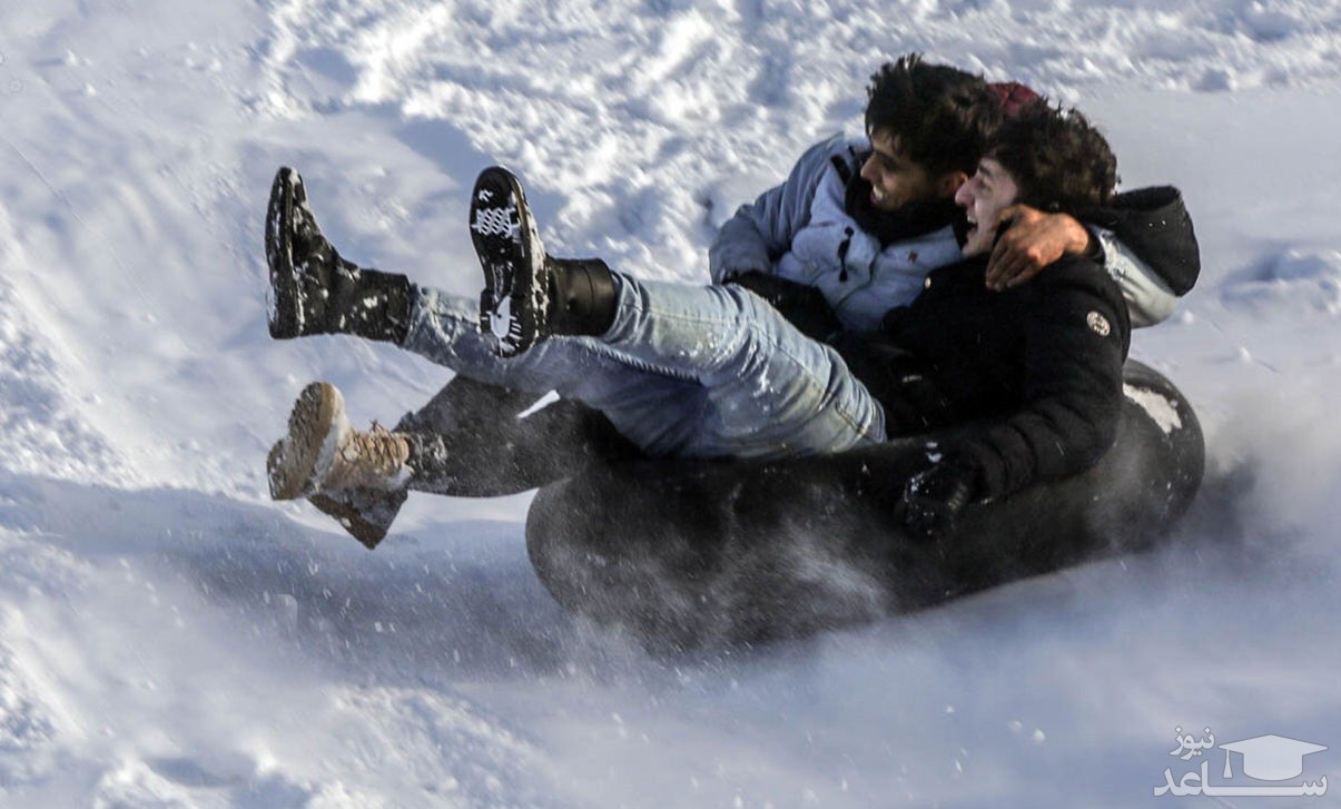 بستری شدن ۱۱۵ زن و مرد سردشتی به علت برف بازی